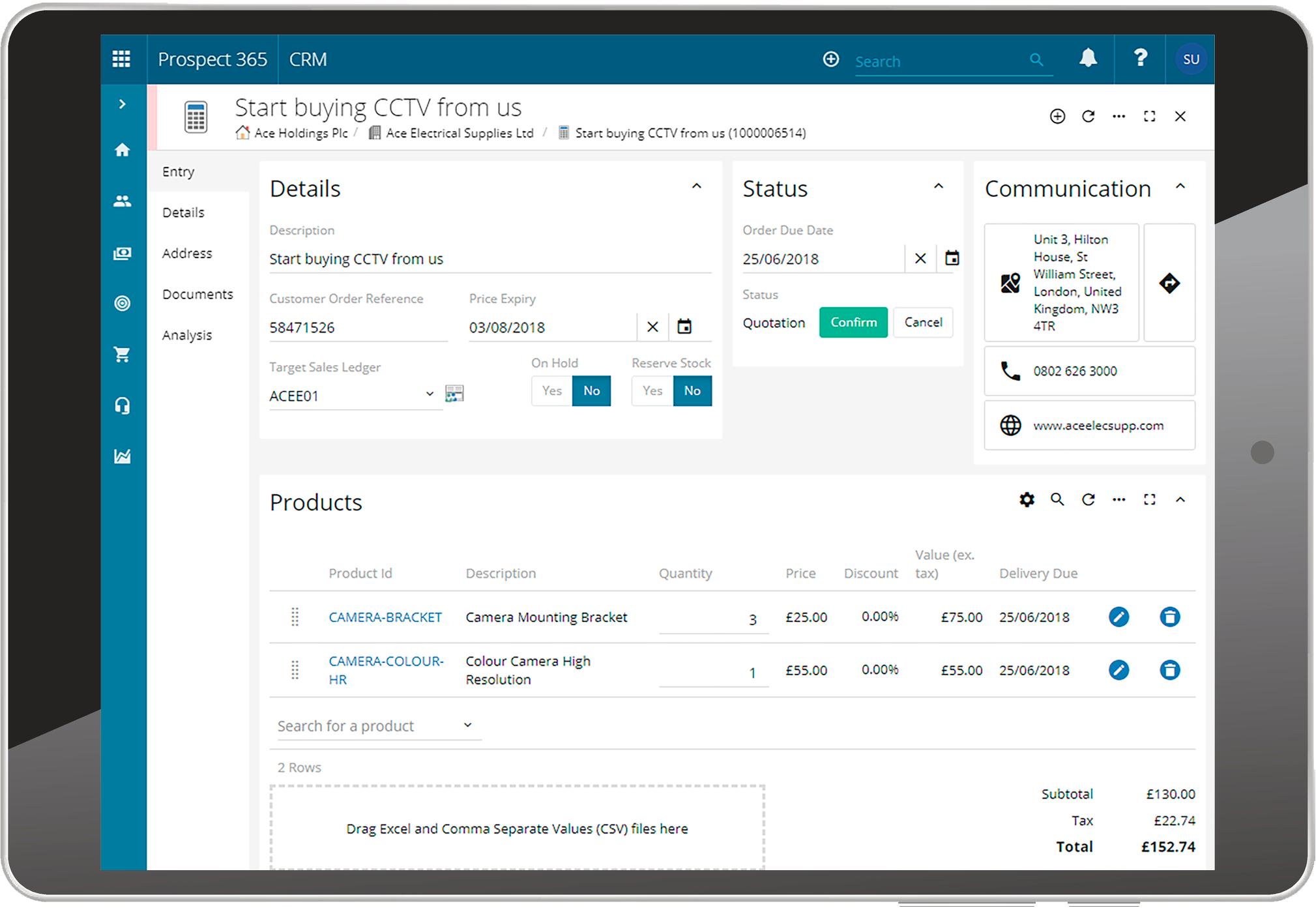 CRM Software with an intuitive UI